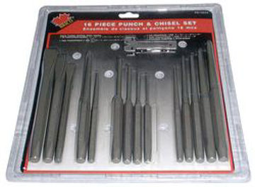 Picture of Punch & Chisel Set 16pc CHV - No: P013555