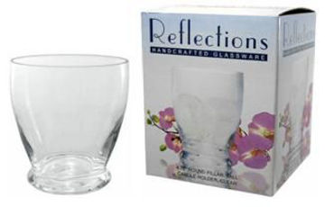 Picture of Candle Hld 4.75" Rnd Clear - No: 6004