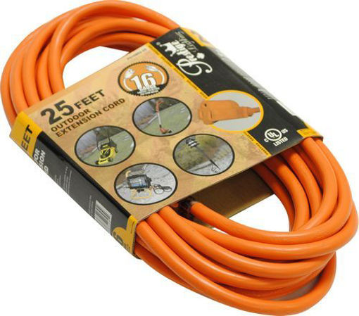 Picture of Pwr Ext Cord O/D 16/3 25' Oran - No: P010803-25