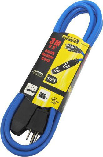 Picture of Cord Block Heatr 16/3M Blue/Lighted - No P011000