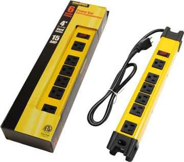 Picture of Powerbar 6-Outlet Metal W/Cb - No P010710