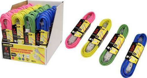 Picture of Pwr. Ext Cord I-D 16/2 9Ft (48) - No P010795