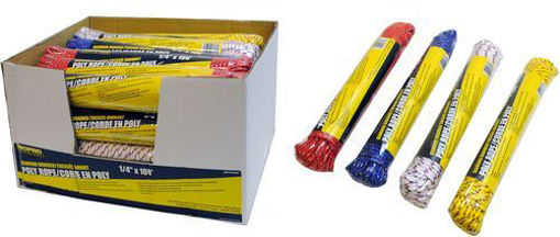 Picture of Rope Pp Diamond Braid 1/4inX100Ft - No R001570EA