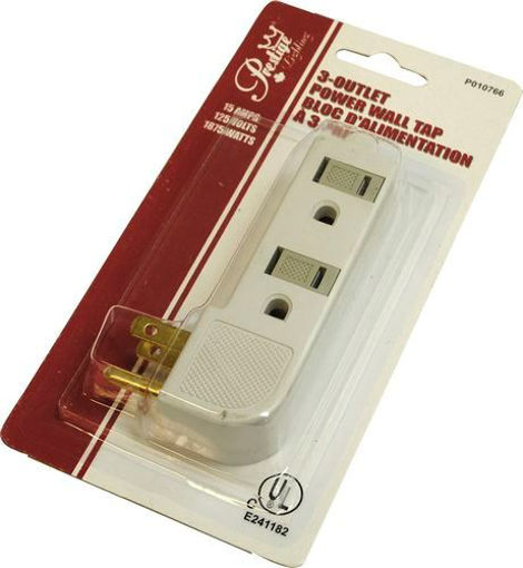 Picture of Plug-Wall Tap 3-Outlet Dlx - No P010766