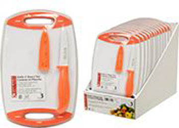 Picture of Cutting Board 10X6in W/Knife 3in - No 077952