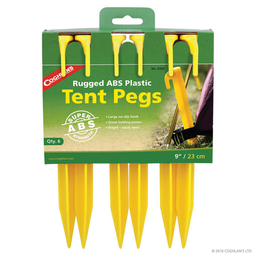 Picture of Pegs Tent 9IN Abs 6/Pk - No: 9309