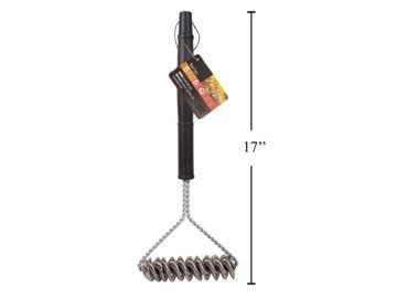 Picture of Bbq 17in S.S. Double Coil Wire Grill Brush - No 81100