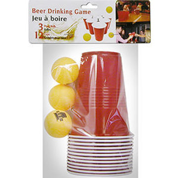 Picture of Beer Pong Set 12Cups/3Balls - No 076494