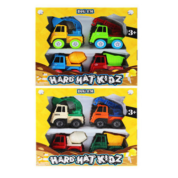 Picture of Construction Truck 4Pcs 3.5in - No 21575