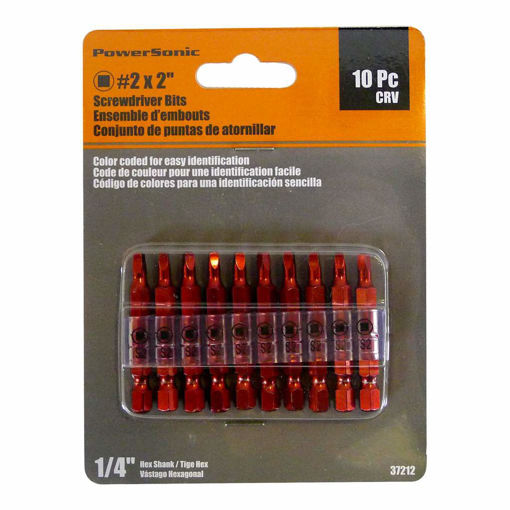 Picture of Screwdriver Bit Set 10Pc 2In - No 37212