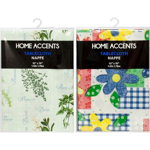 Picture of Tablecloth 52X70 Pvc Flannel - No 077319