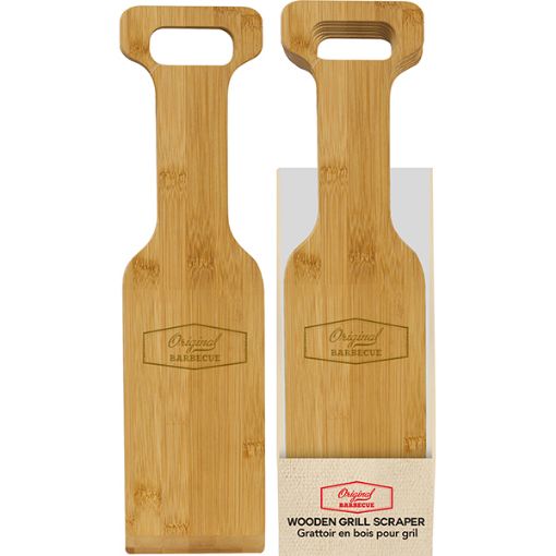Picture of Bbq Grill Scraper 18In Wooden - No 078251