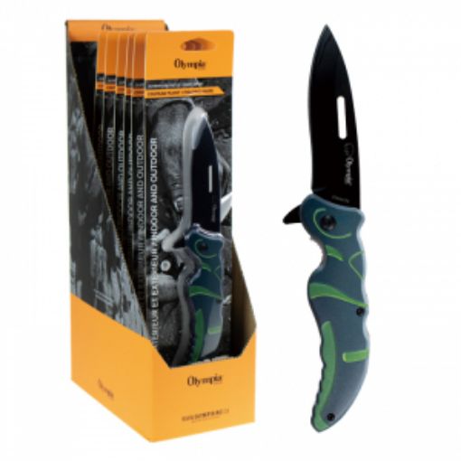 Picture of Folding Knife 4.5in Bk And Gr - No 31772PKF