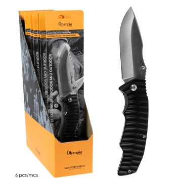 Picture of Knife Folding W-Clip 3.5in Black - No 31381PKF