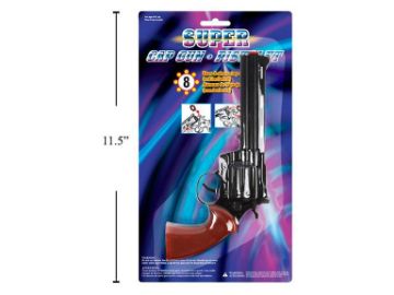 Picture of Cap Gun  Plastic 8-Shot Black - No 08096