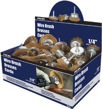 Picture of Brush Wire-Cup Asst 36Pcs - No 45300