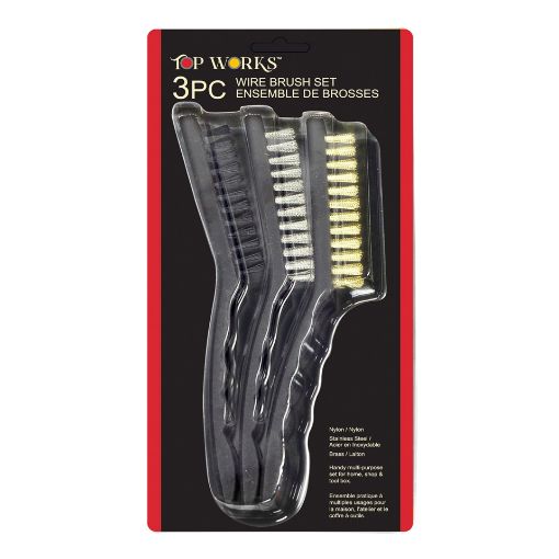 Picture of Wire Brush 3Pc Brass Plastic Hd - No 078539