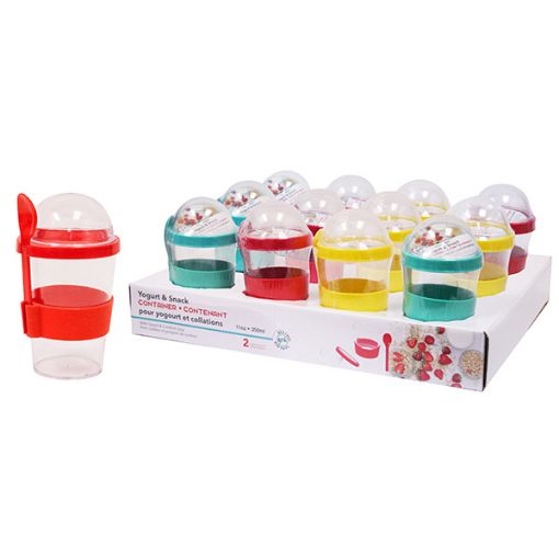 Picture of Cup Yogurt W-Lid-Spoon 350Ml - No 077930