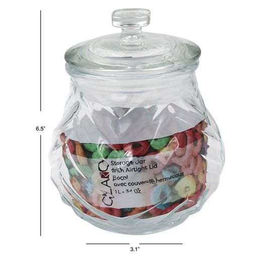 Picture of Storage Jar 1.0L Glass - No 078887