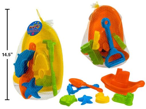 Picture of 7Pcs Large Tug Boat Beach Set - No 15637