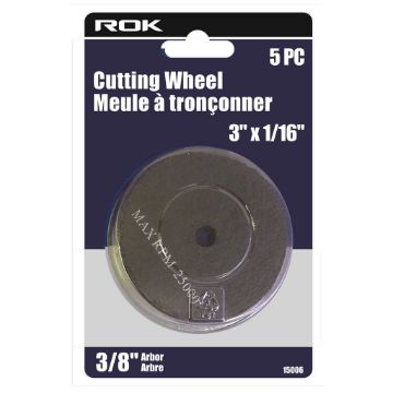 Picture of 3inX1-16in Metal Cut-Off 5Pk - No 15006