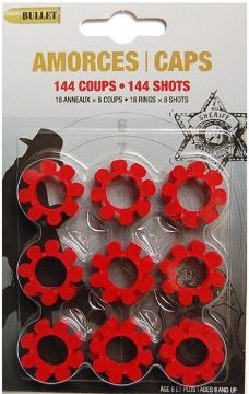 Picture of Caps 8 Shot-18 Rings 144 Shots - SKU: 11412TYG