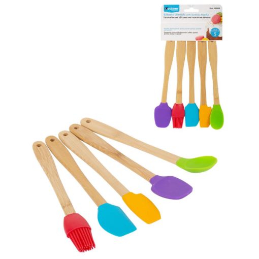 Picture of 5Pcs Mini Silicone Utensils - SKU: 80464