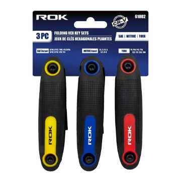 Picture of Hex Key 3Pcs Sae-Metric - No 61002