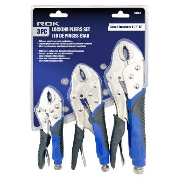 Picture of Locking Pliers 3Pc Set - SKU: 68150