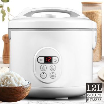 Picture of Digital Rice Cooker+Food Steamer 6Cups - SKU: ARZD260